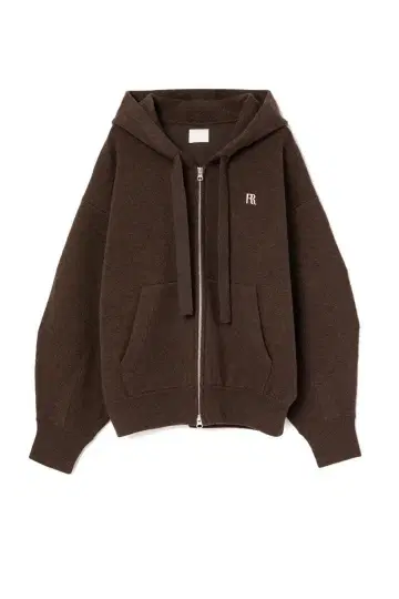 rielle riche 니트 후드티 니트 후디 택 포함 새상품 브라운