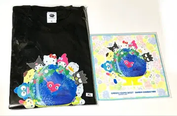 XPO2027 뚱크뚱크 산리오 콜라보 T셔츠 미니 타월 손수건