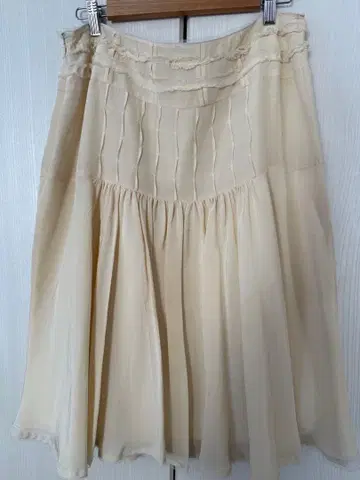 MARINA RINALDI 아이보리 플레어 스커트 17