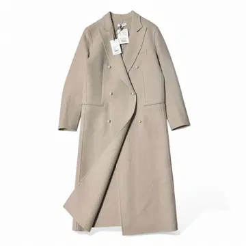 택 포함 새상품 정가 15만 매디슨 블루 펄 체스터 코트 베이지