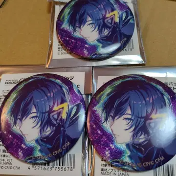 프로세카 글리터 캔뱃지 KAITO 46C