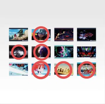 제일복권 기동전사 건담 H상 클리어 포스터 6장 세트