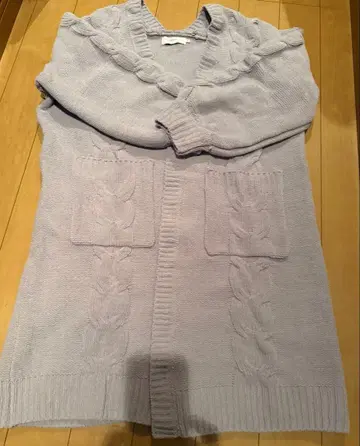 AZUL 케이블 짜임 가디건