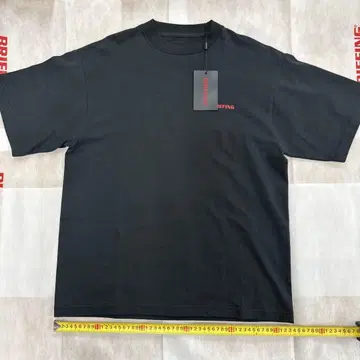 BRIEFING 블랙 와이드 T셔츠 M 택 포함 미사용 새상품
