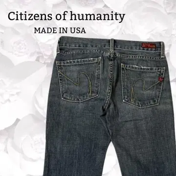 USA [시티즌 오브 휴머니티] 플레어 데님 청바지 [F] 인디고