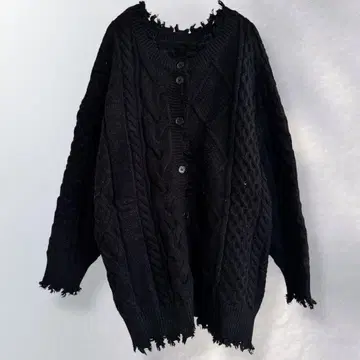 카프리슈 마쥬 케이블 짜임 니트 가디건 겉옷 무지 F [ c30