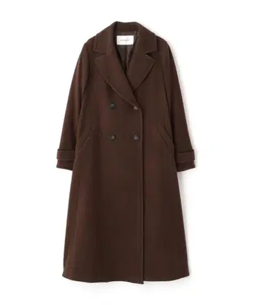 빅 칼라 더블 체스터 코트 NATURAL BEAUTY BASIC