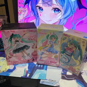 하츠네 미쿠 피규어 3종 세트 미개봉 새상품