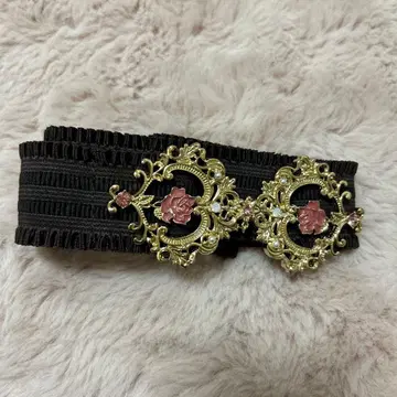 axsesfemme 물방울 참 밴딩 벨트