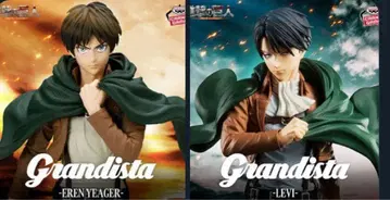 2세트 진격의 거인 피규어 엘렌 리바이 그란디스타