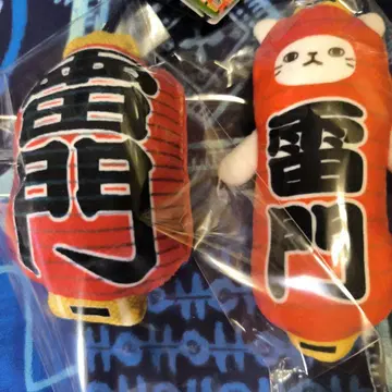 늘어나는 고양이 아사쿠사 카미나리몬 세트 풍신뇌신 스트랩