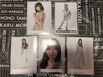 사쿠라자카46 브로마이드 후지요시 카린 엔도 리코 오다쿠라 레이나