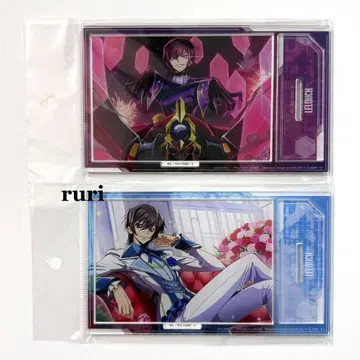 [ 미개봉 ] 코드 기어스 반역의 를르슈 돈키 아크릴 스탠드 2종