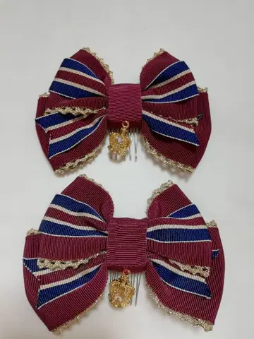 Angelic Pretty 브리티시 헤어콤 와인