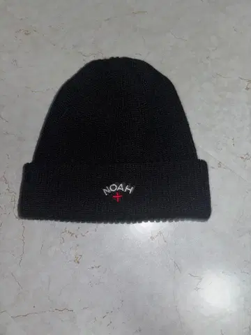 NOAH 블랙 니트 모자