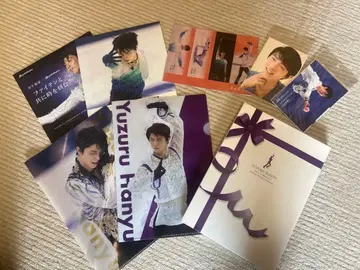 하뉴 유즈루 전시회 굿즈 엽서 등