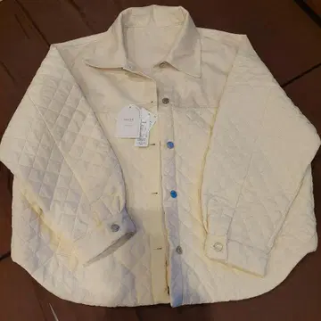 시마무라 x mysa closet 아이보리 퀼팅 자켓 L 사이즈