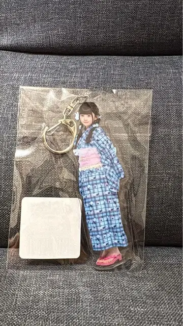 iLiFE! 무도관 온라인 복권 무지개 깃털 미니 유카타 아크릴 키링