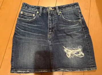 GYDA 데미지 데님 치마바지