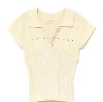 andmary lindsay 로고 탑 아이보리