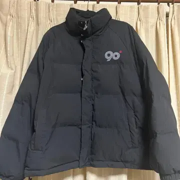 9090 블랙 다운 자켓 XL
