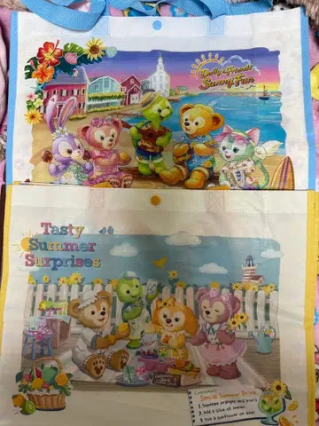 더피 앤 프렌즈 쇼핑백 쇼퍼 8개 묶음 판매