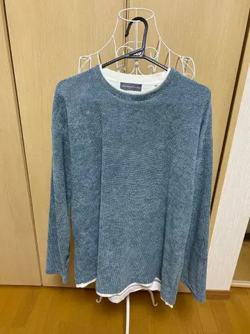 그레이 긴팔 니트