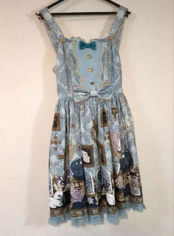 멜카토르 골동품점 Special 오버롤 스커트 & 머리띠 세트