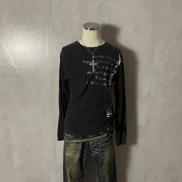 y2k 그런지 헤이세이 갸루 펑크 락 영문 시크 스타일 레이어드