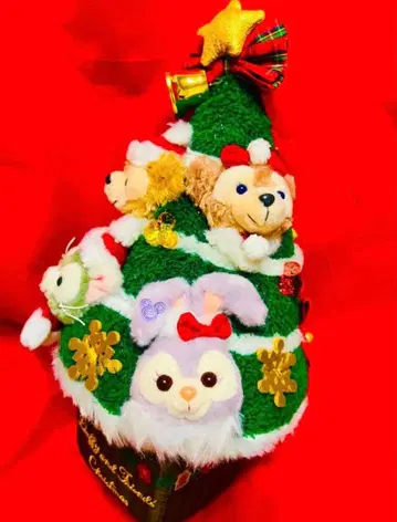 미사용 새상품 디즈니씨 크리스마스 트리 더피 스텔라루