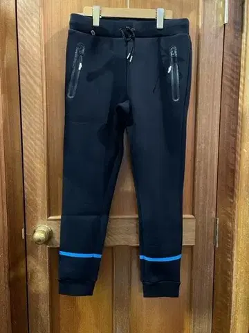 L 블랙 블랙 미사용 새상품 팬츠 스웨트 팬츠 남성용 남성용 하의