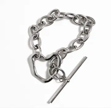 HEART CHAIN BRACELET / 하트 체인 팔찌