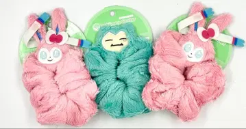 포켓몬 센터 니인피아&카비곤 마스코트 스크런치 3개 세트