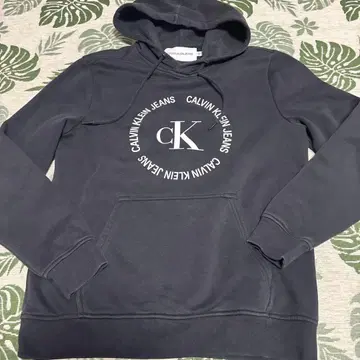 CALVIN KLEIN JEANS 블랙 후드티 M