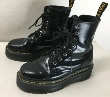 닥터마틴 24cm 블랙 JADON 8홀 사이드 지퍼 부츠