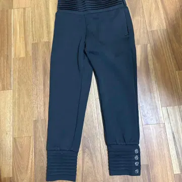 Vaqutaux 블랙 스트레치 팬츠 L