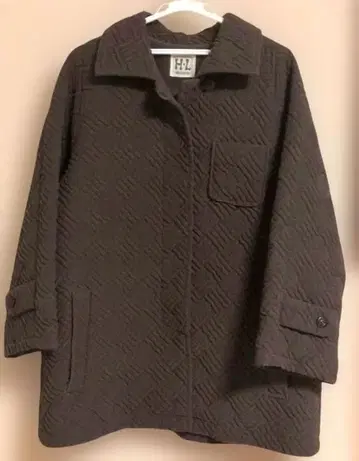 퀼팅 자켓 다크 브라운