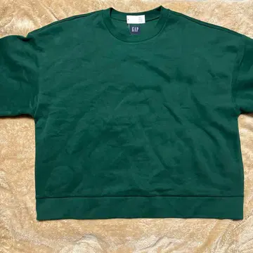 GAP XL 다크 그린 크루넥 트레이닝복