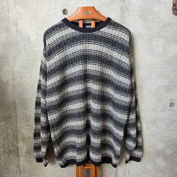 90s JANTZEN 올 패턴 니트 스웨터 오버 사이즈