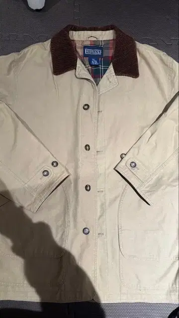 80s Lands' End 헌팅 자켓
