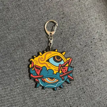 Chevon 명명 러버 키링