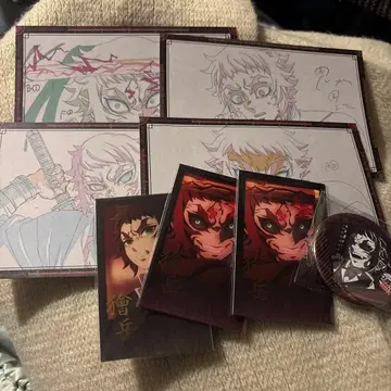 귀멸의 칼날 무한성편 카이가쿠 상현의 육 엽서 ufotableDINING