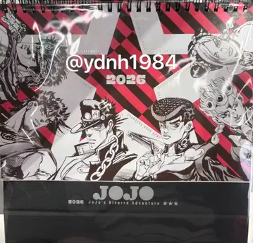 죠죠의 기묘한 모험 중국 점프샵 2026 달력