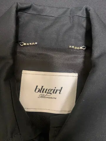 blugirl 비쥬 롱 코트 블랙