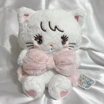 mikko 캐릭터 안아주는 리본 봉제 인형 무스