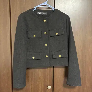 ZARA 노카라 자켓 블랙 M 사이즈