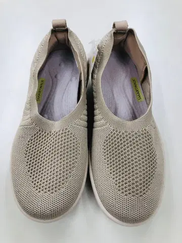 SMARTWALK 니트 스니커즈 (라이트 베이지) 23cm