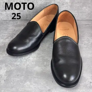 [컨디션 최상] MOTO 모토 슬립온 블랙 천연 가죽 통가죽 슈즈