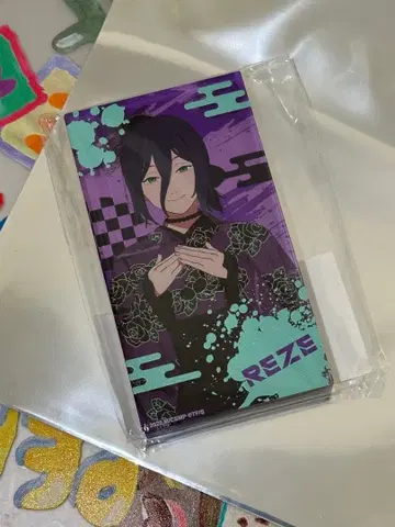 [B상] 체인소 맨 룰렛 경품 새로 그린 아크릴 블록 레제9