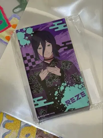 [B상] 체인소 맨 룰렛 경품 새로 그린 아크릴 블록 레제9